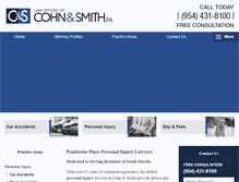 Tablet Screenshot of cohnlaw.com